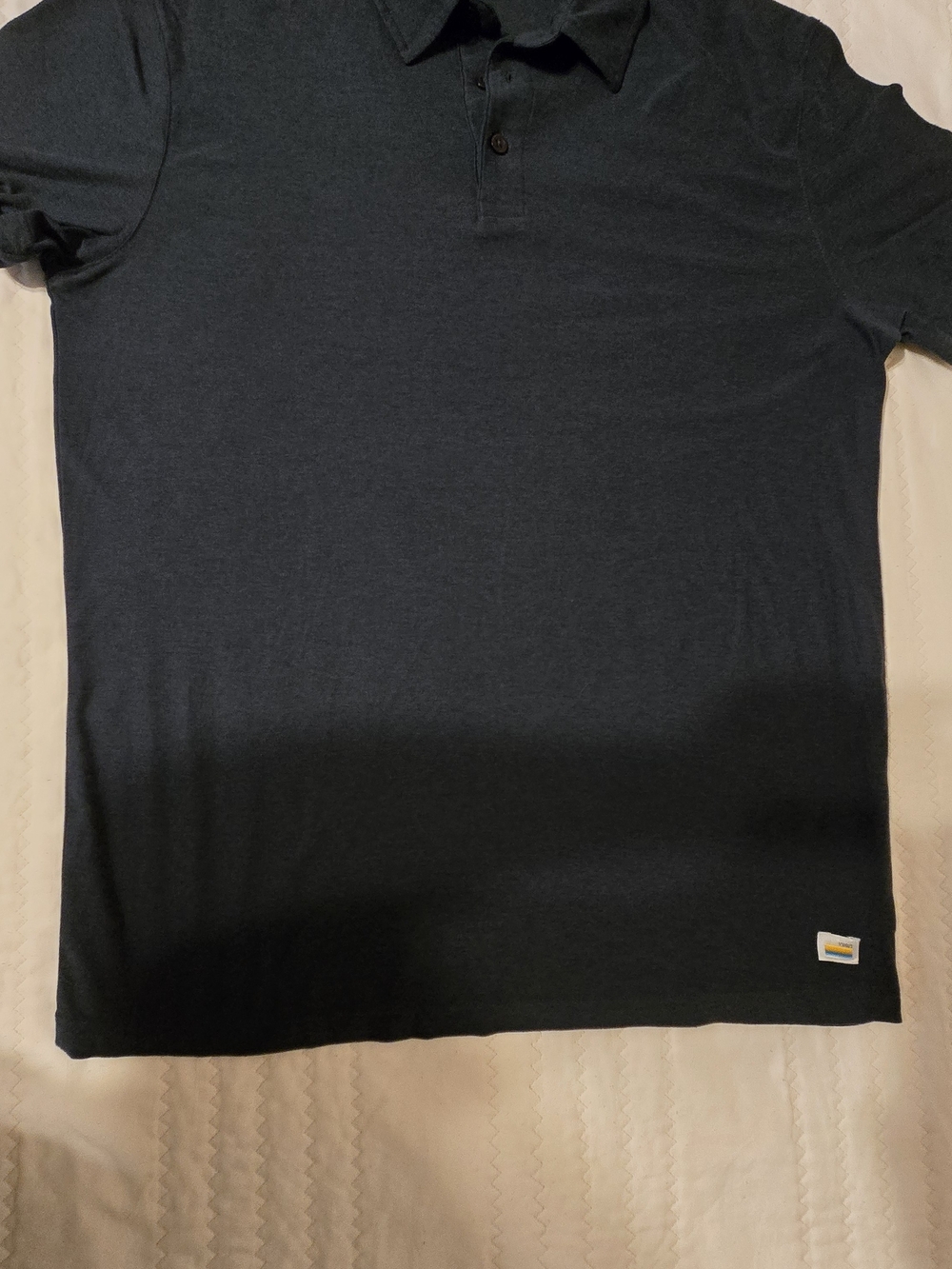 TravisMathew Men's Black Polo Shirt